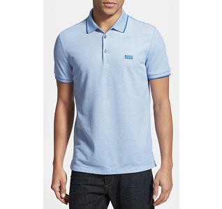 'Vito 33' Regular Fit Polo - Turquoise Blue